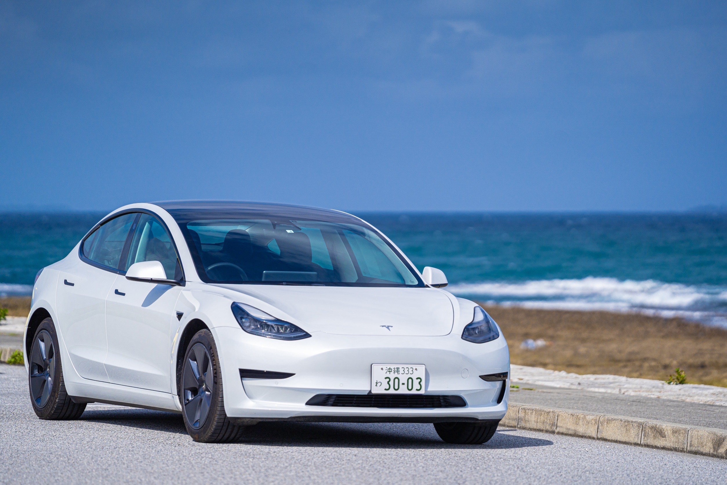 ★ 50% OFF ★ Tesla Model 3 / Model Y【Free Pick-Up & Drop-Off to/from Naha Airport or Akamine Station! No Recharge Required Upon Return – Charging Included】