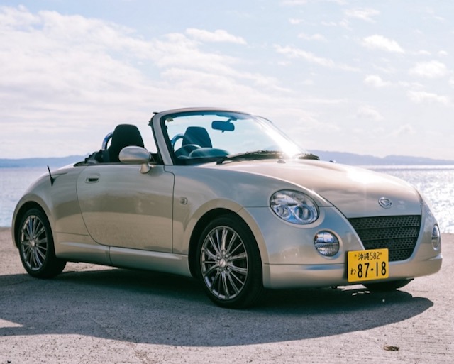【☆Special Plan☆】 Refreshing Drive! 【Basic Insurance Included, Depart from Nago】Open Car Daihatsu Copen (Bright Silver Metallic｜2-Seater)
