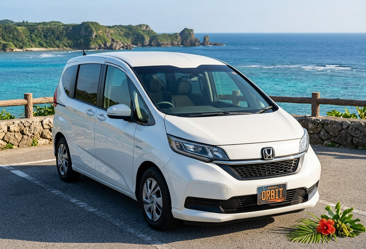 HONDA FREED 6-Seater | Free Shuttle Service to Naha Airport, Kokusai-dori, and Nearby Hotels | Includes Pickup After Return!