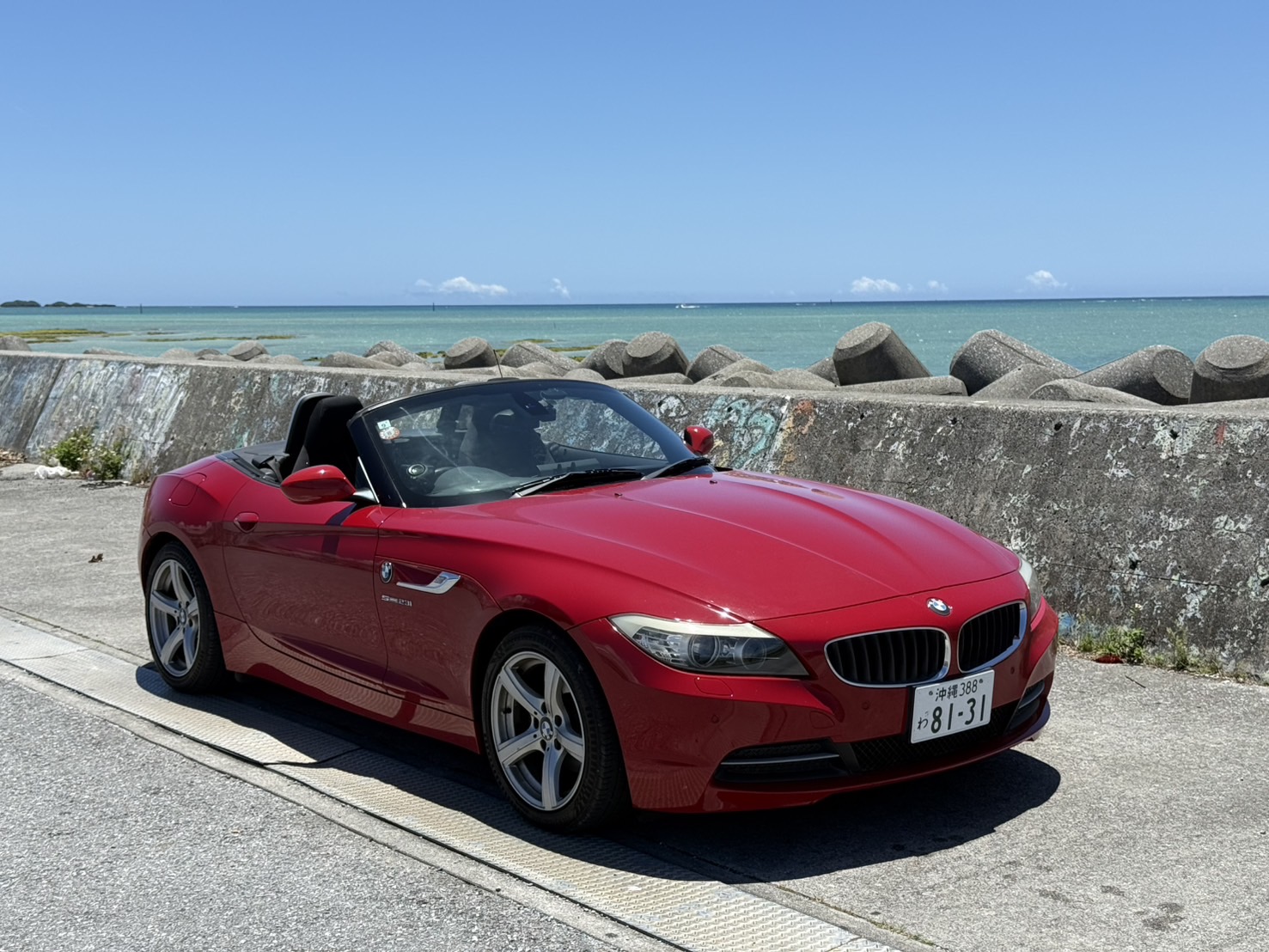 BMW Z4 convertible 2 seater 1 night 2 days 18,700 yen, half price after the 2nd night!