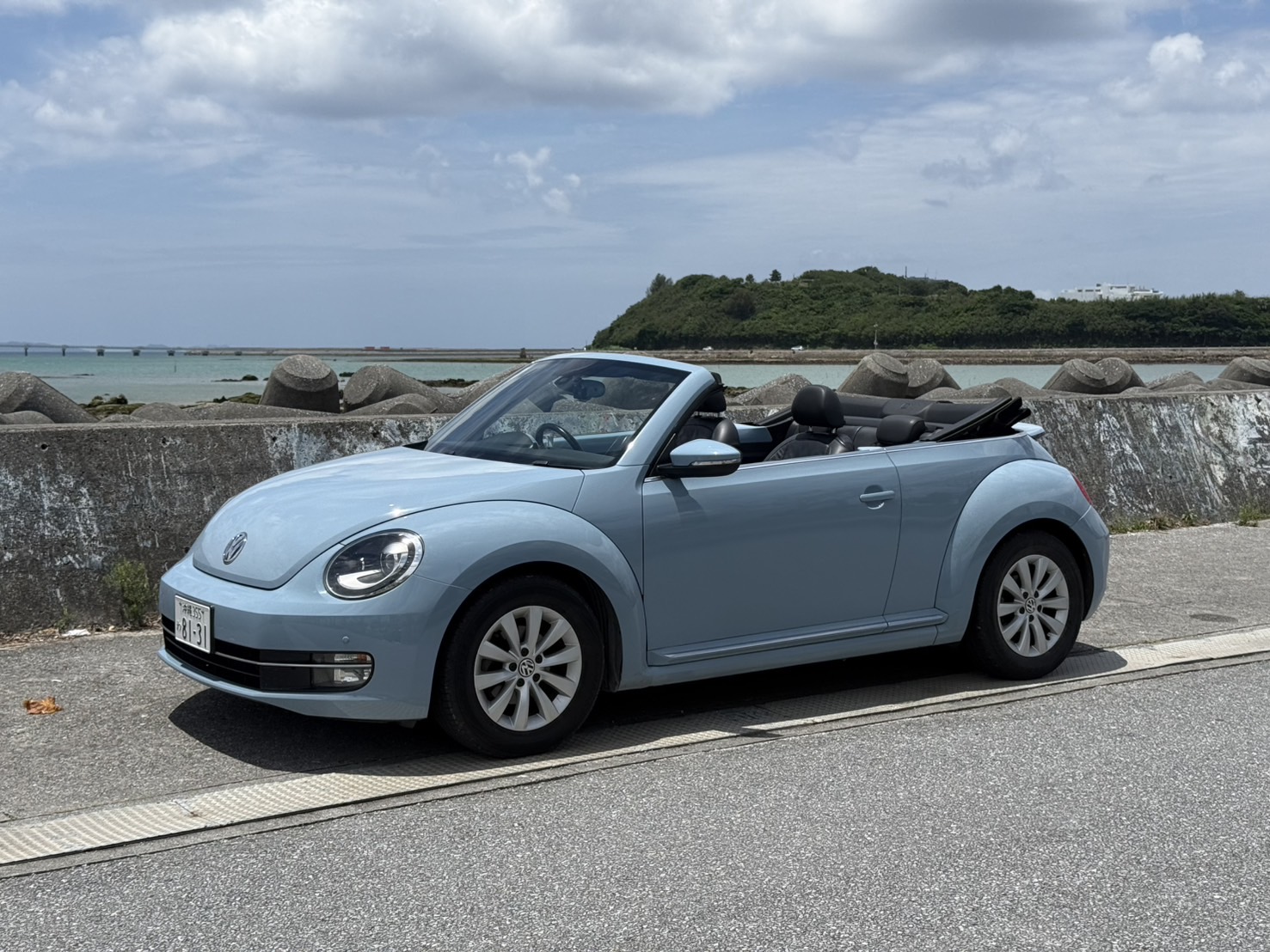 The Beetle Cabriolet is 17,000 yen for 2 days and 1 night! 50% off after the 2nd night!