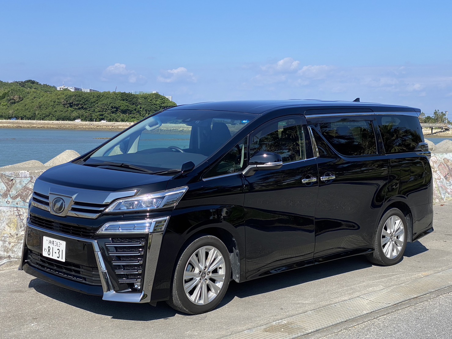 Vellfire 7 seater flip down monitor! 1 night 2 days 19800 yen 50% off after the 2nd night!