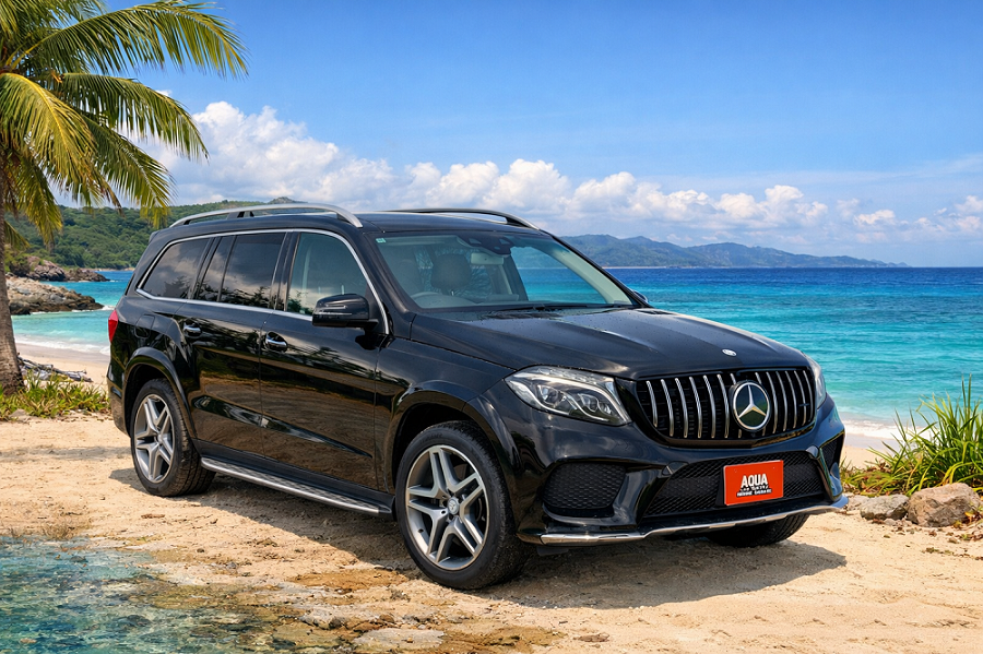 Mercedes-Benz GLS 350d  sunroof　7-seater 2 days and 1 night: 29,800 yen, half price from the second night onwards!