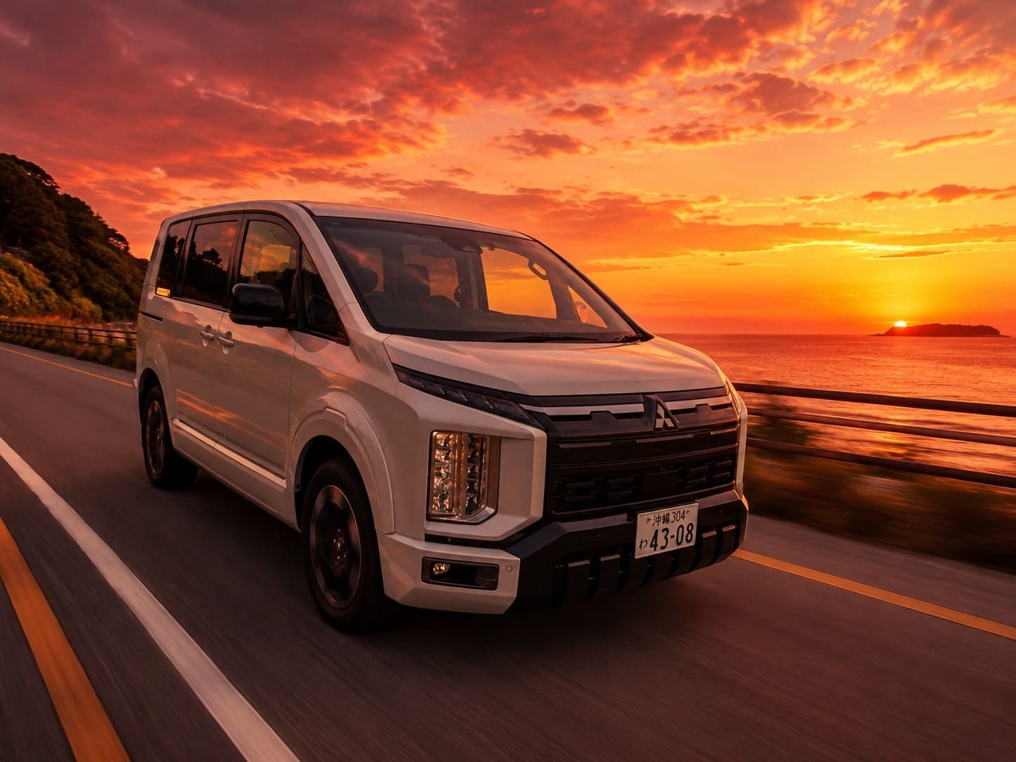 ⭐️🌈 Pick-up at Akamine Station on the Yui Rail – Only 3 Minutes from the Airport Station, with Train Fare Reimbursement ⭐️🌈 Current Mitsubishi Delica D:5 – 7-Seater